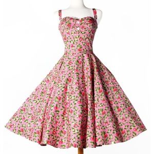 Pinup Girl Clothing Nancy Pink Lemonade dress